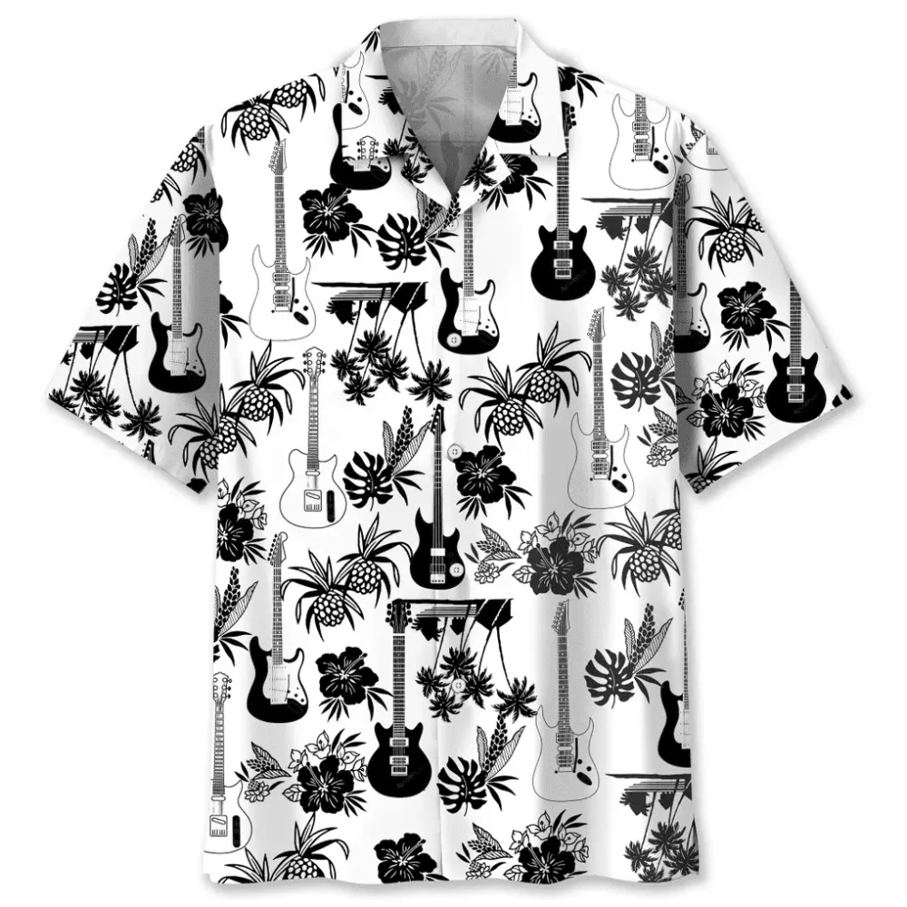 Guitar Tropical Hawaiian Shirt HWBN2762484 - Beltina