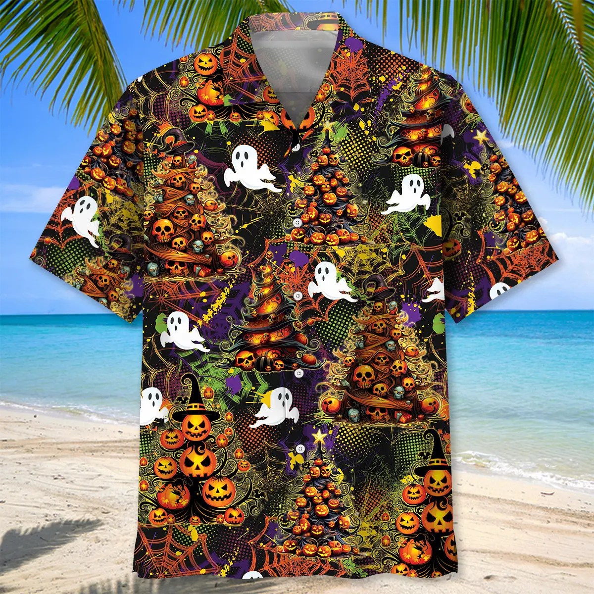 halloween-christmas-tree-hawaiian-shirt-1