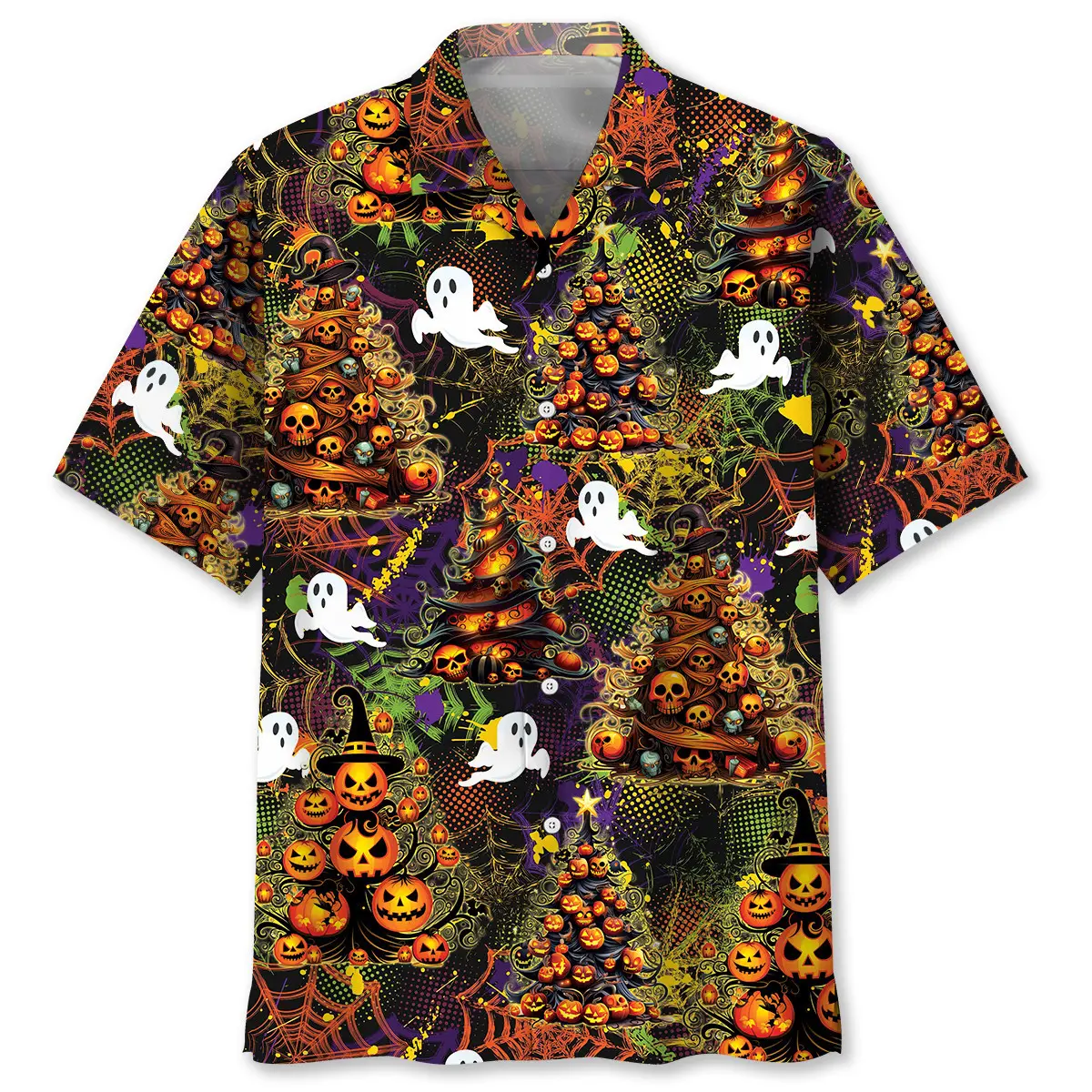 halloween-christmas-tree-hawaiian-shirt