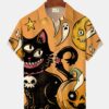 Halloween Vintage Cat Pumpkin Holiday Hawaiian Shirt HWBN2765086 - Beltina