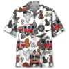 Haunted Firefighter Trucks Hawaiian Shirt HWBN2764617 - Beltina