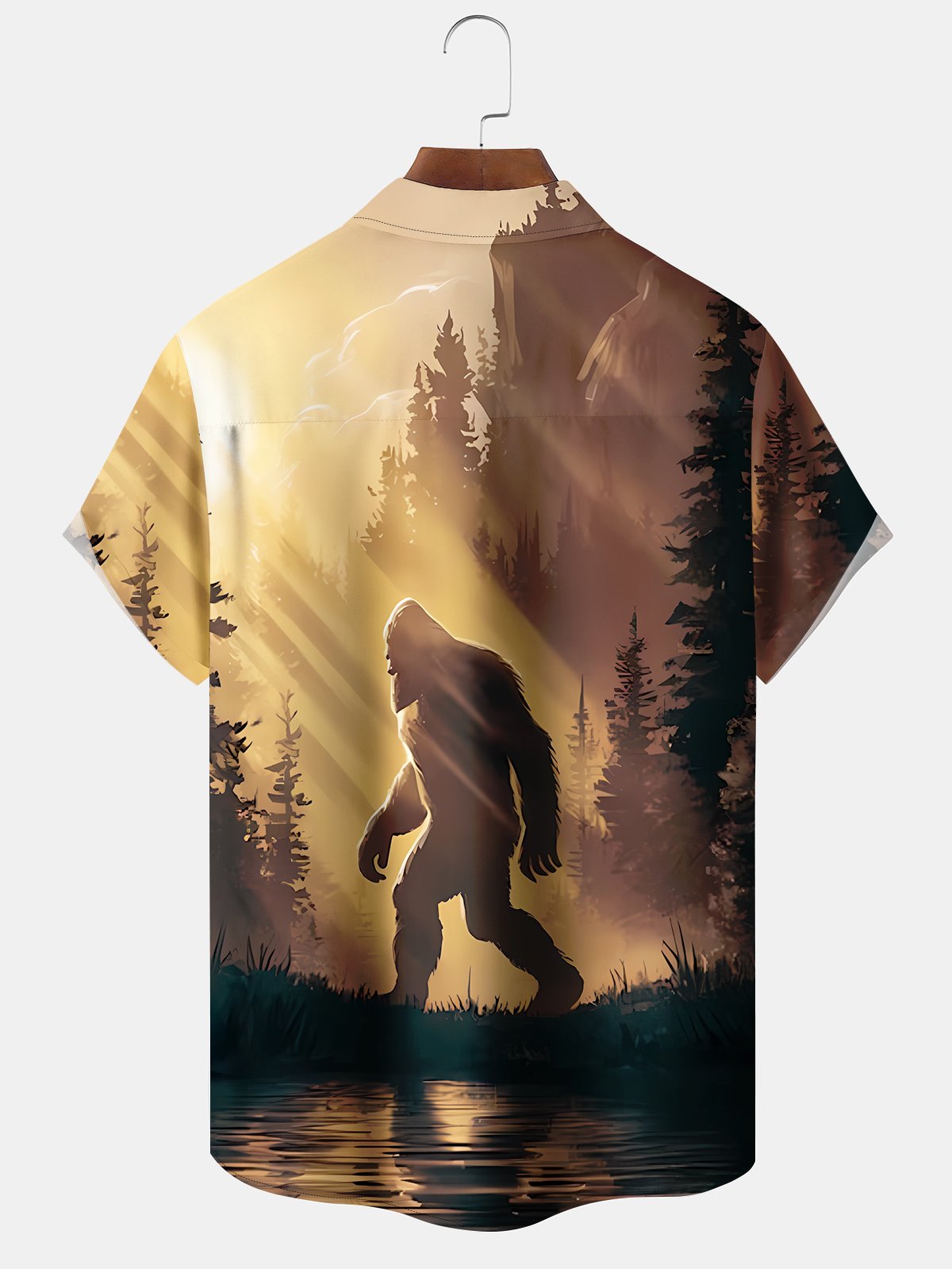 hawaii-resort-style-bigfoot-print-art-button-stretch-large-size-mens-hawaiian-shirt-2