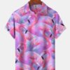 Hawaiian Gradient Floral Flamingo Vacation Hawaiian Shirt HWBN2765309 - Beltina