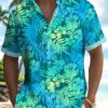 Hawaiian Gradient Tropical Floral Hibiscus Vacation Hawaiian Shirt HWBN2765154 - Beltina
