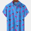 Hawaiian Tropical Beach Flamingo Vintage Vacation Hawaiian Shirt HWBN2765230 - Beltina