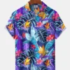 Hawaiian Tropical Floral Hibiscus Ombre Holiday Hawaiian Shirt HWBN2765125 - Beltina