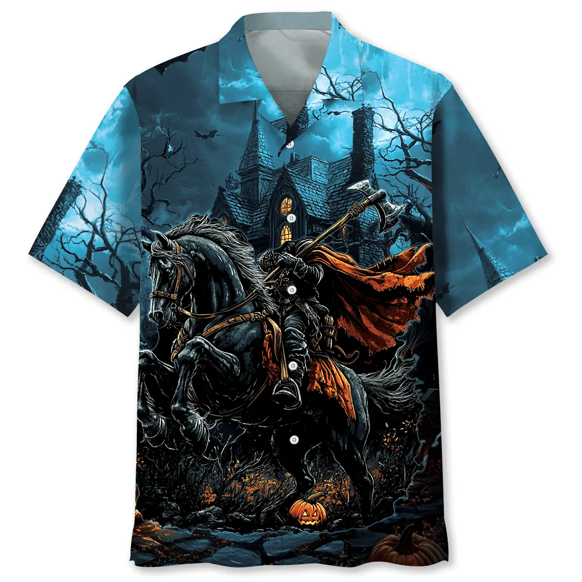 headless-horseman-at-halloween-night-hawaiian-shirt