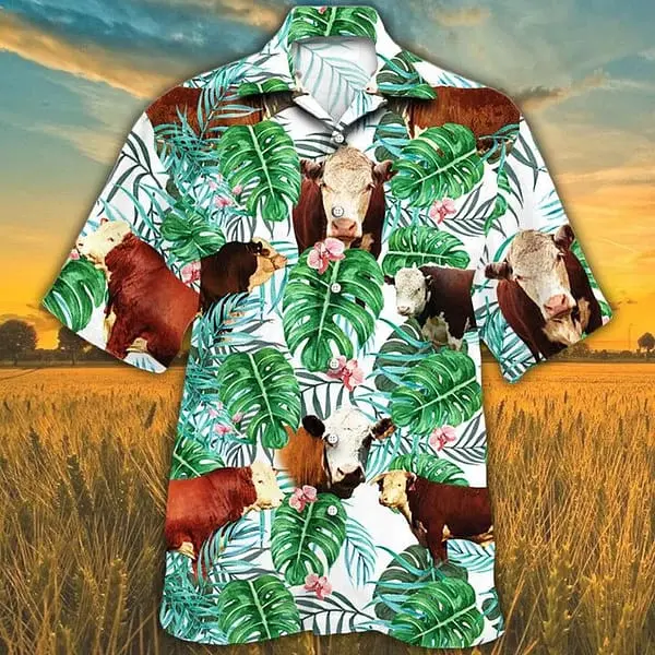 hereford-cattle-lovers-tropical-plant-hawaiian-shirt-cow-hawaiian-shirt-hawaiian-shirts-for-men-women