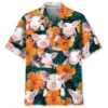 Hibicus Floral Pig Hawaiian Shirt HWBN2762973 - Beltina