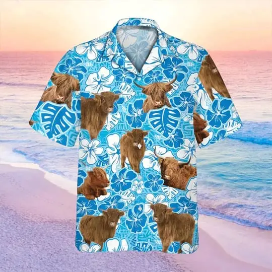 highland-cow-blue-floral-trendy-hawaiian-shirt-cow-hawaii-shirt-cow-lovers-shirt-for-men-1