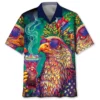 Hippie Bald Eagle Funny Art Hawaiian Shirt HWBN2764078 - Beltina