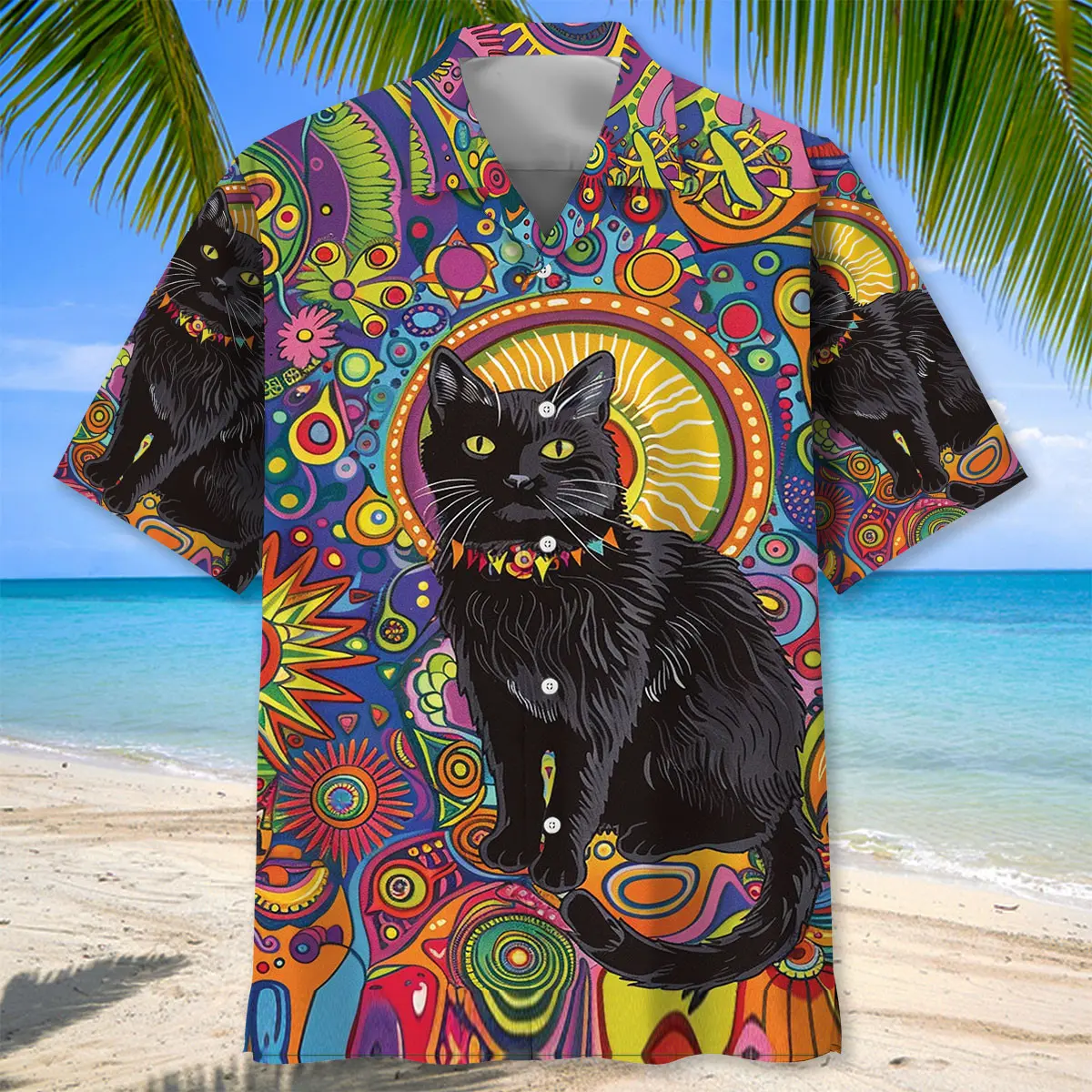 hippie-black-cat-hawaiian-shirt-1