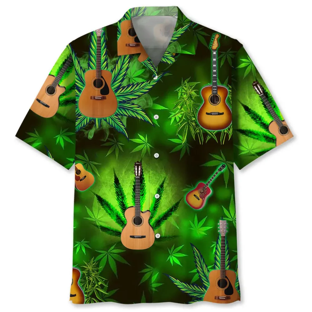 Hippie Guitar Basic Hawaiian Shirt HWBN2762492 - Beltina