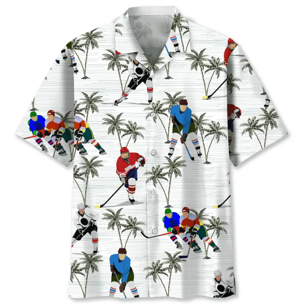 Hockey Coconut Hawaiian Shirt HWBN2762276 - Beltina