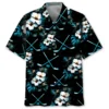 Hockey Tropical Blue Hawaiian Shirt HWBN2764421 - Beltina