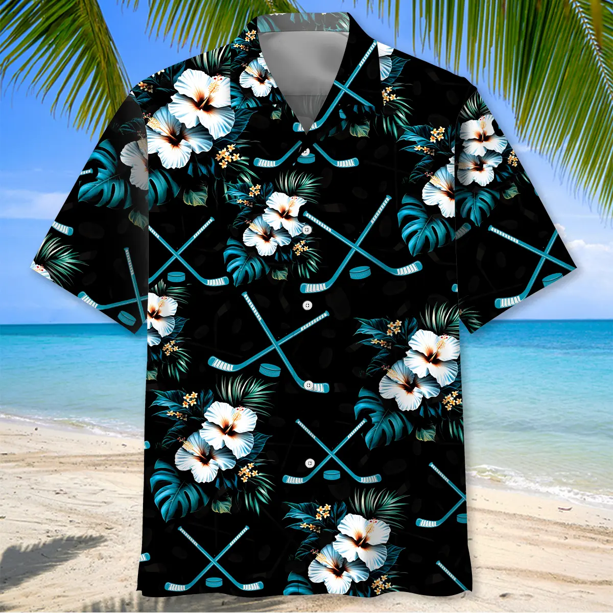 hockey-tropical-blue-hawaiian-shirt-2