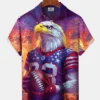 Holiday American Flag Eagle Independence Day American Football Hawaiian Shirt HWBN2765151 - Beltina
