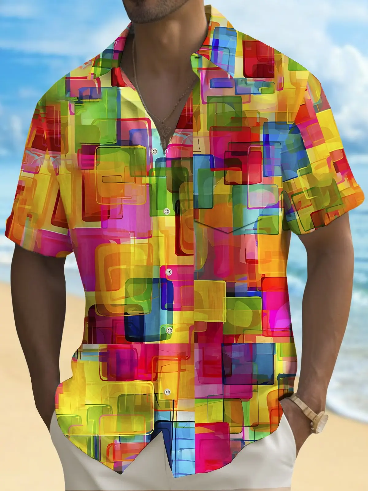 holiday-mens-pride-month-rainbow-color-geometric-print-casual-breathable-hawaiian-shirt-big-tall