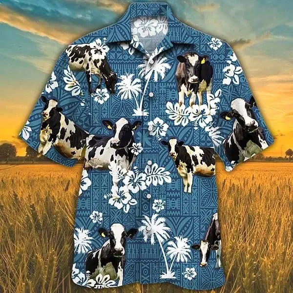 holstein-friesian-cattle-lovers-blue-tribal-trendy-hawaiian-shirt-cow-trendy-hawaiian-shirts-for-men-women