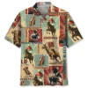 Horse Polo Sport Retro Magazine Hawaiian Shirt HWBN2763371 - Beltina