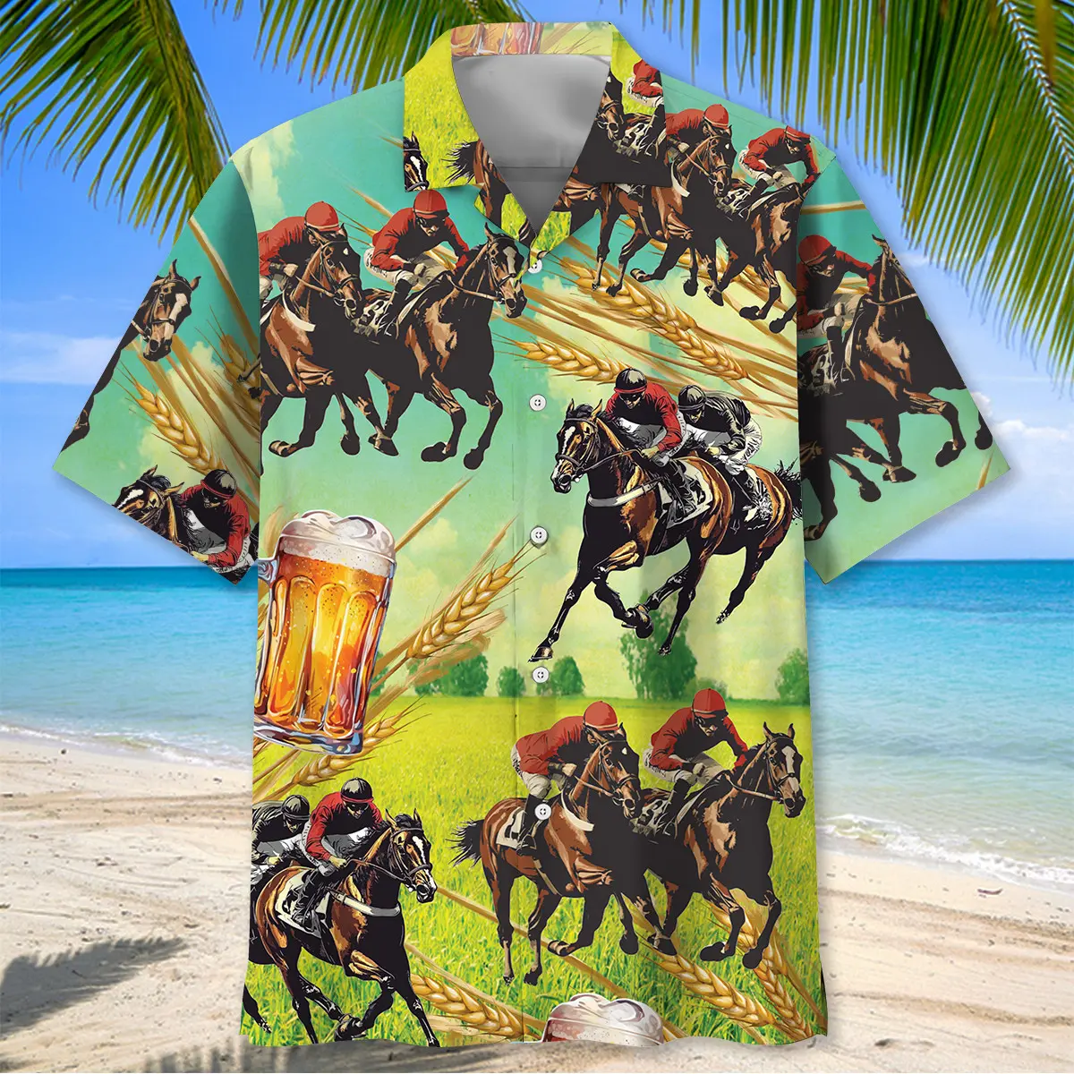 horse-racing-beer-vintage-hawaiian-shirt-1
