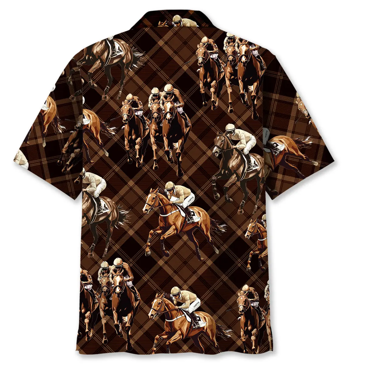 horse-racing-brown-striped-hawaiian-shirt-1