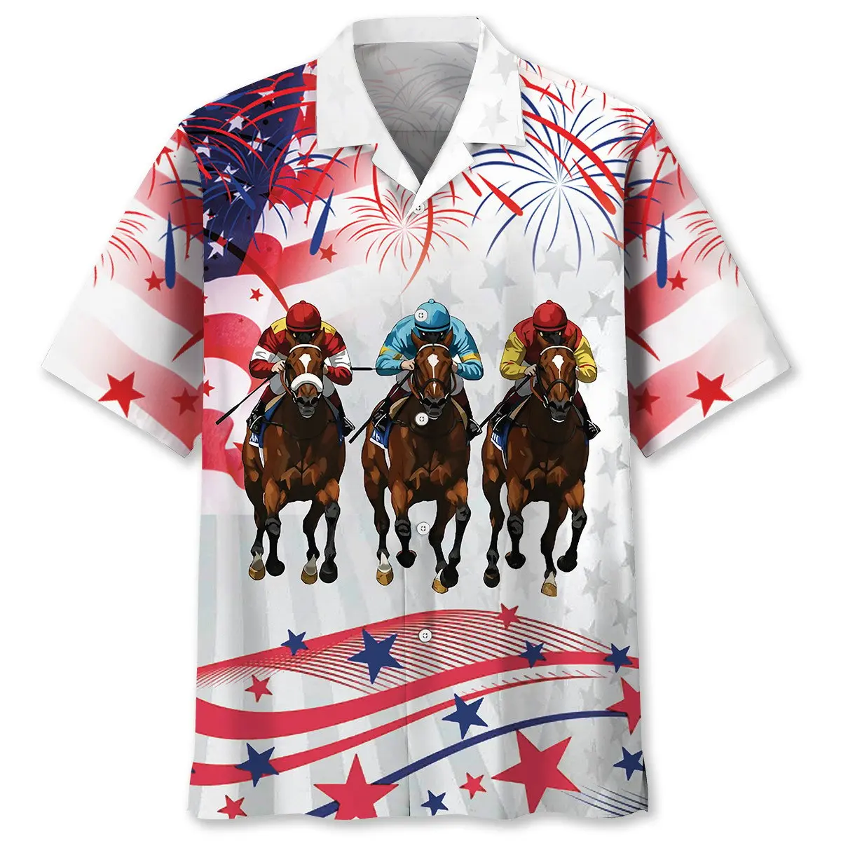 horse-racing-festive-hawaiian-shirt