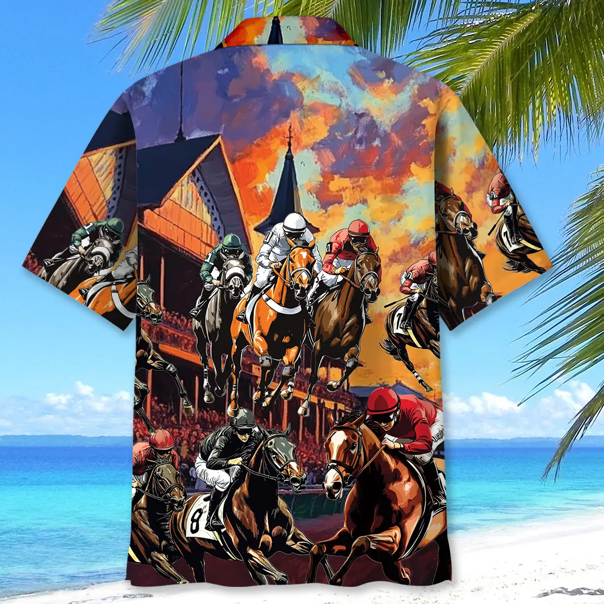 horse-racing-racecourse-sunset-hawaiian-shirt-3