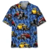 Hot Rod Blue Fire Hawaiian Shirt HWBN2764574 - Beltina
