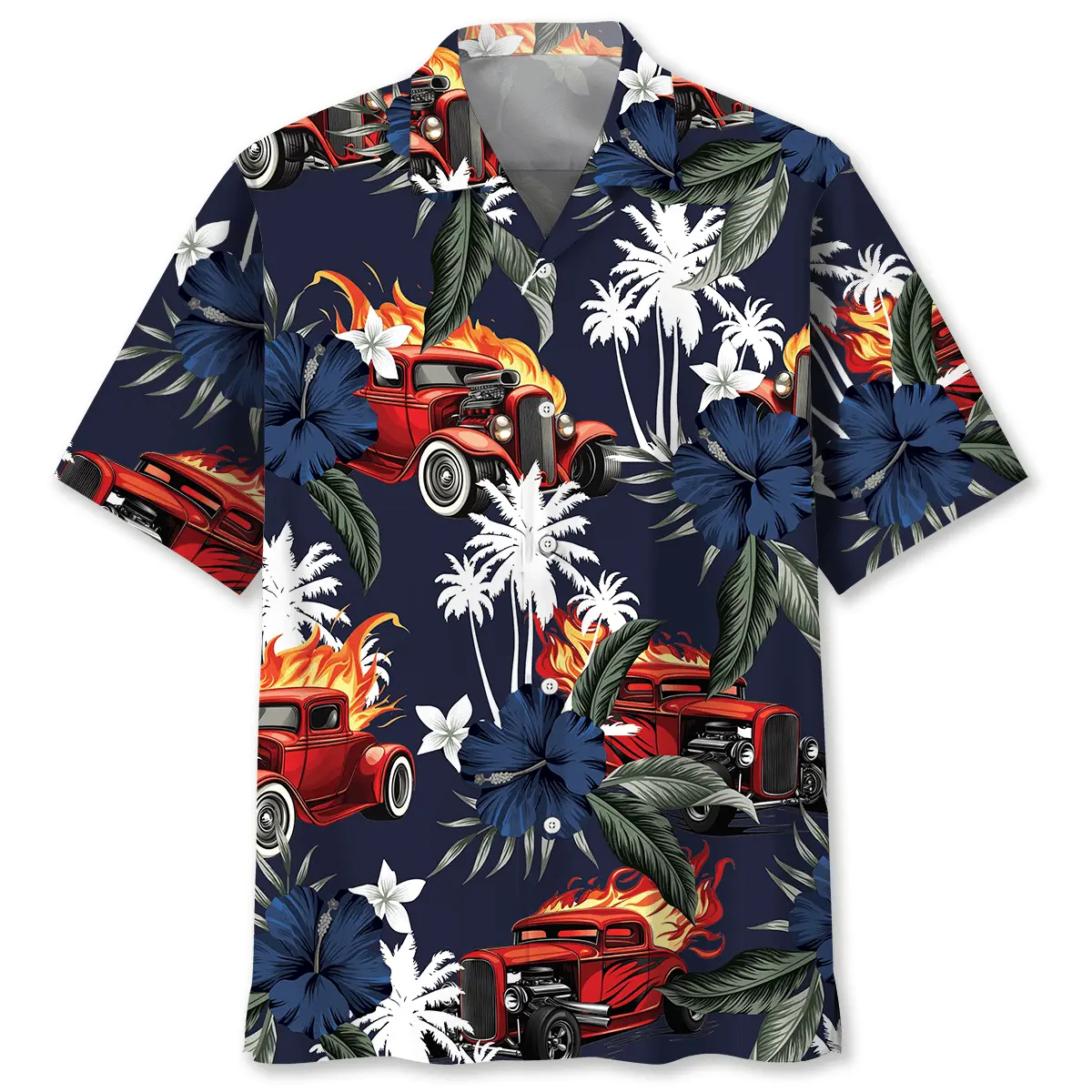 hot-rod-fire-blue-tropical-hawaiian-shirt