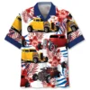 Hot Rod Hawaiian Shirt Red HWBN2764585 - Beltina