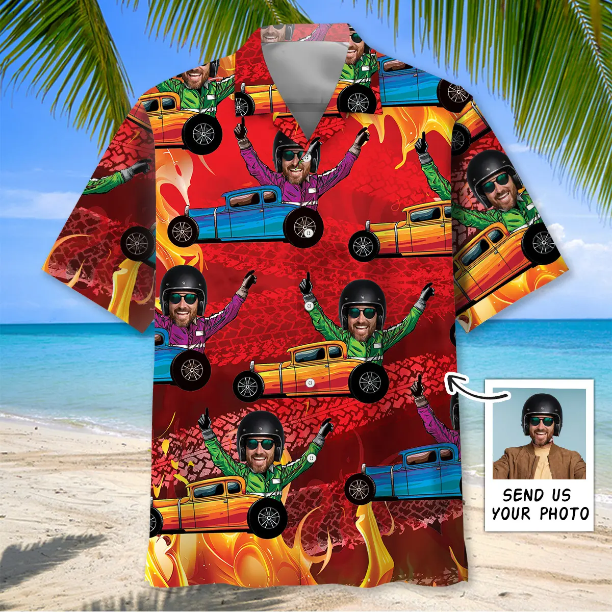 hot-rod-racing-custom-photo-hawaiian-shirt