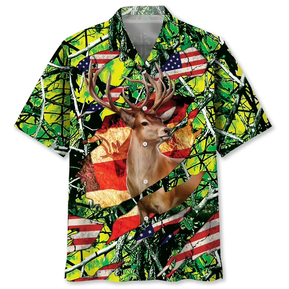 Hunting Usa Hawaiian Shirt HWBN2762841 - Beltina