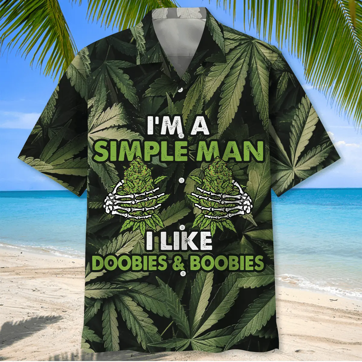 i-am-a-simple-man-i-like-doobies-boobies-hawaiian-shirt-1
