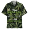 I Am A Simple Man I Like Doobies & Boobies Hawaiian Shirt HWBN2764211 - Beltina