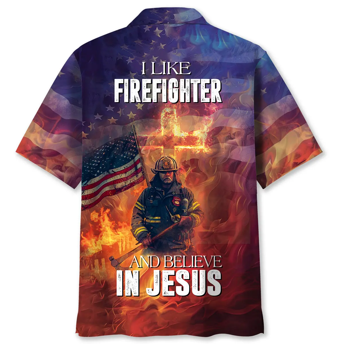 i-like-firefighter-and-believe-in-jesus-hawaiian-shirt