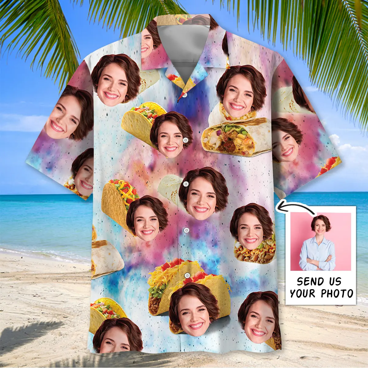 i-love-my-wife-and-taco-custom-face-hawaiian-shirt
