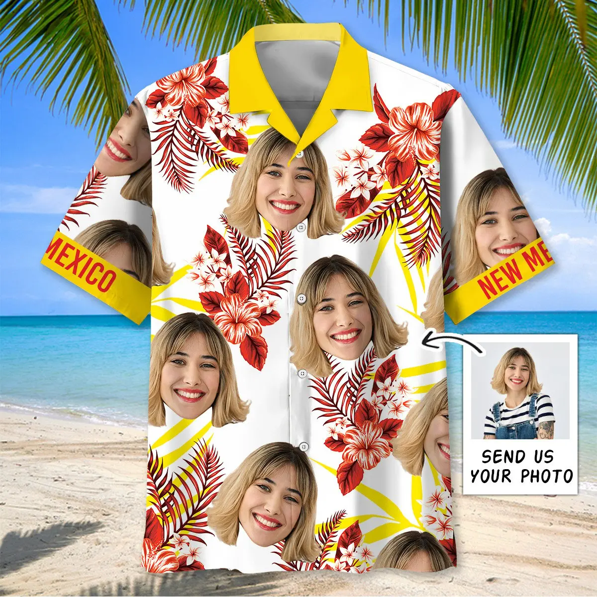 i-love-new-mexico-and-my-wife-custom-face-hawaiian-shirt