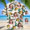 I Love Taco & My Wife Custom Photo Hawaiian Shirt HWBN2764833 - Beltina