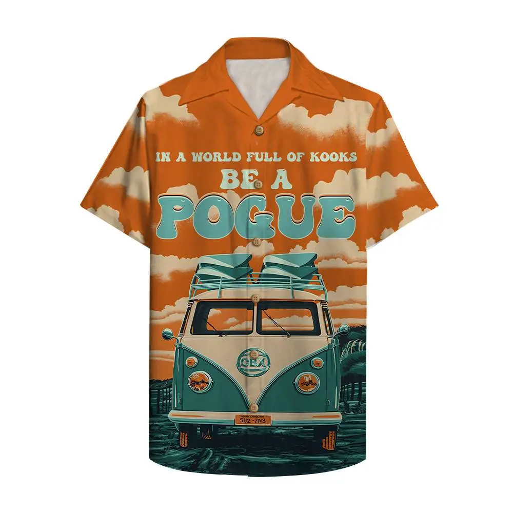 In a world full of kooks be a pogue Unisex Hawaiian Shirt Aloha Shirt Summer Vibe HWBN2765627 - Beltina