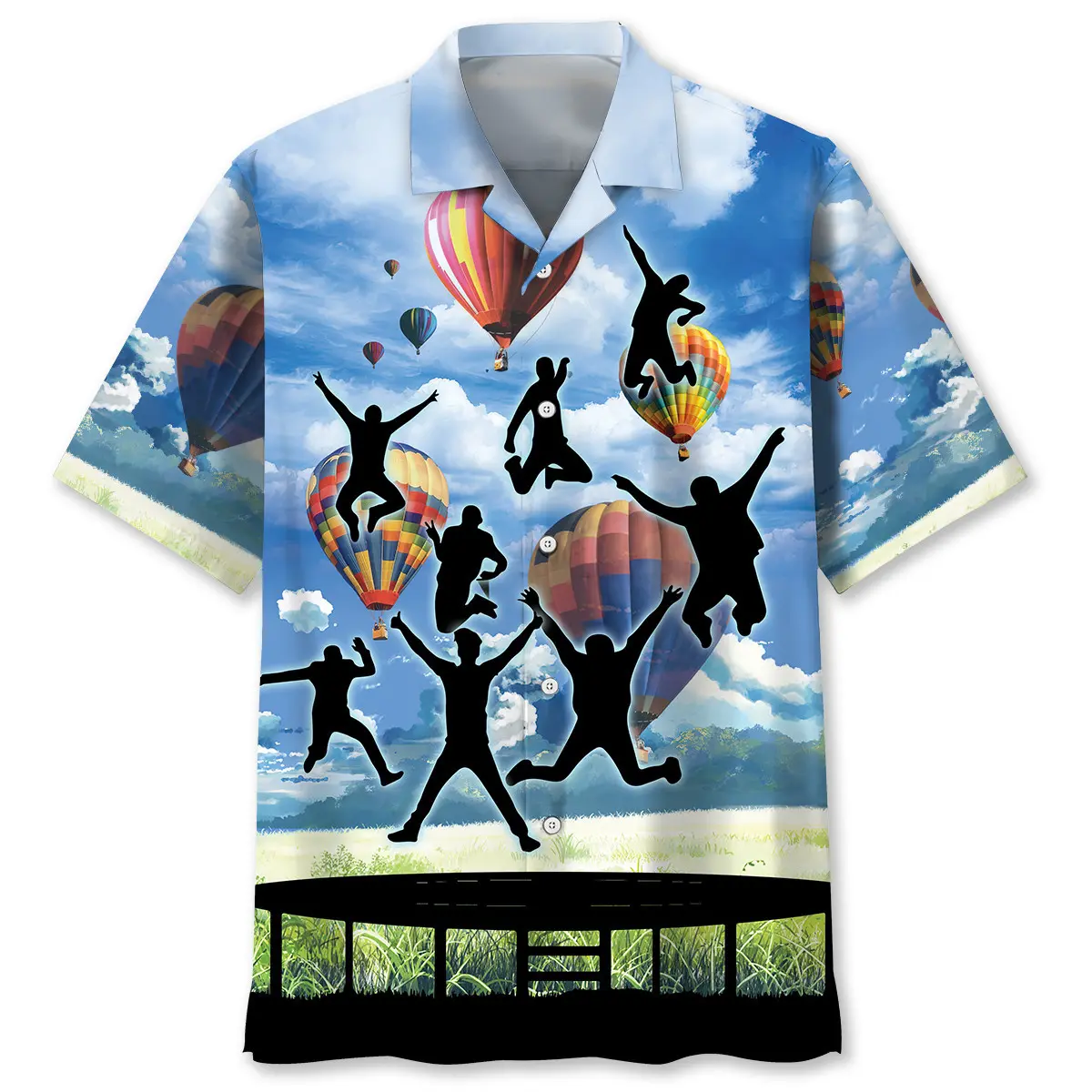 jumping-trampoline-hawaiian-shirt-men
