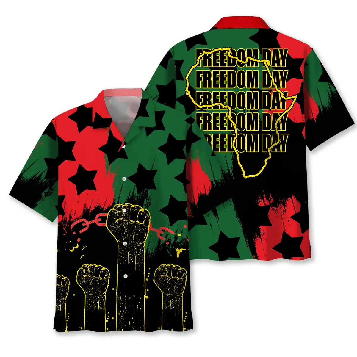 juneteenth-black-freedom-pride-hawaiian-shirt