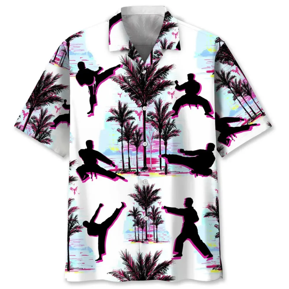Karate Abstract Background Hawaiian Shirt HWBN2762513 - Beltina