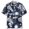 Lacrosse Blue Nature Hawaiian Shirt HWBN2762316 - Beltina