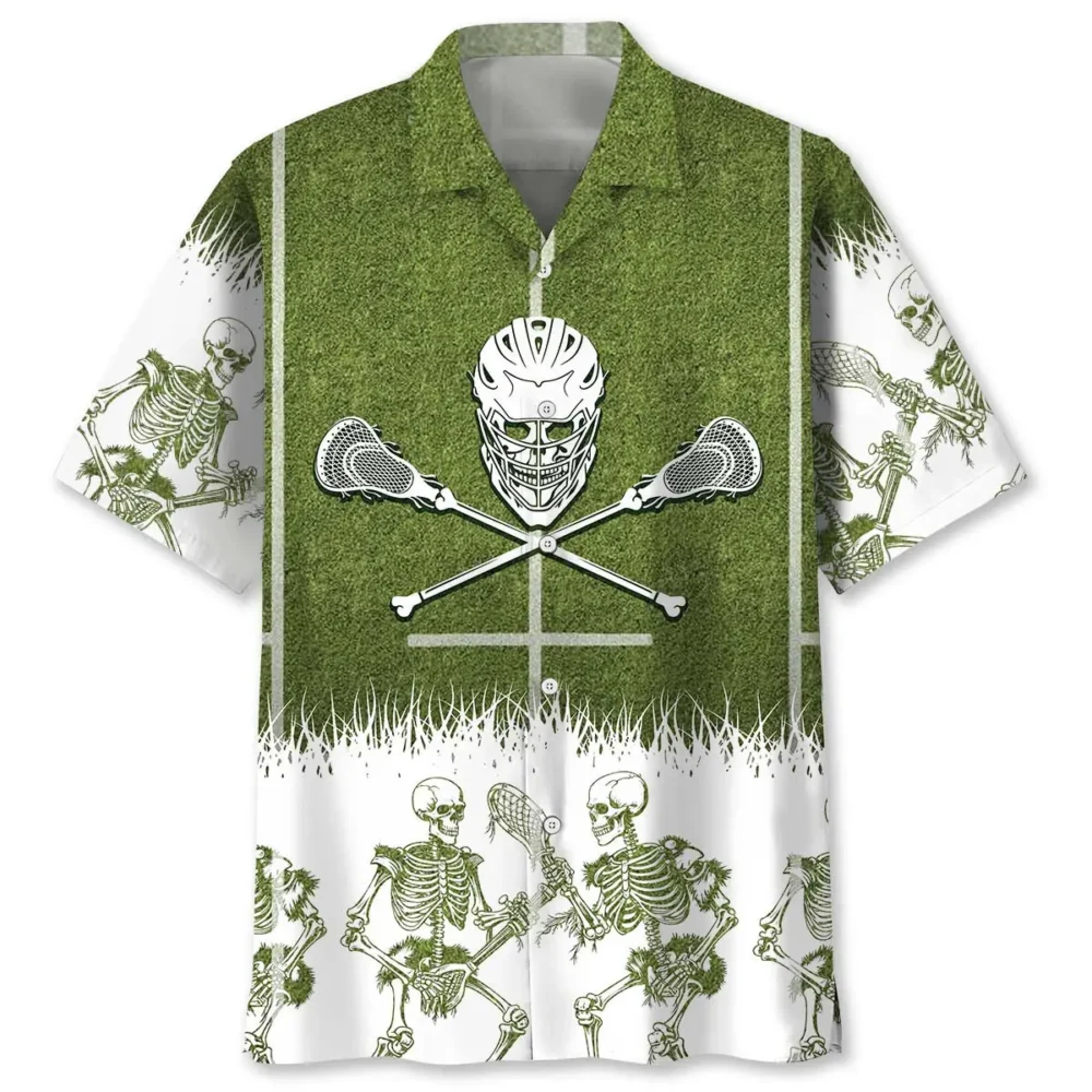 Lacrosse Skull Hawaiian Shirt HWBN2762966 - Beltina