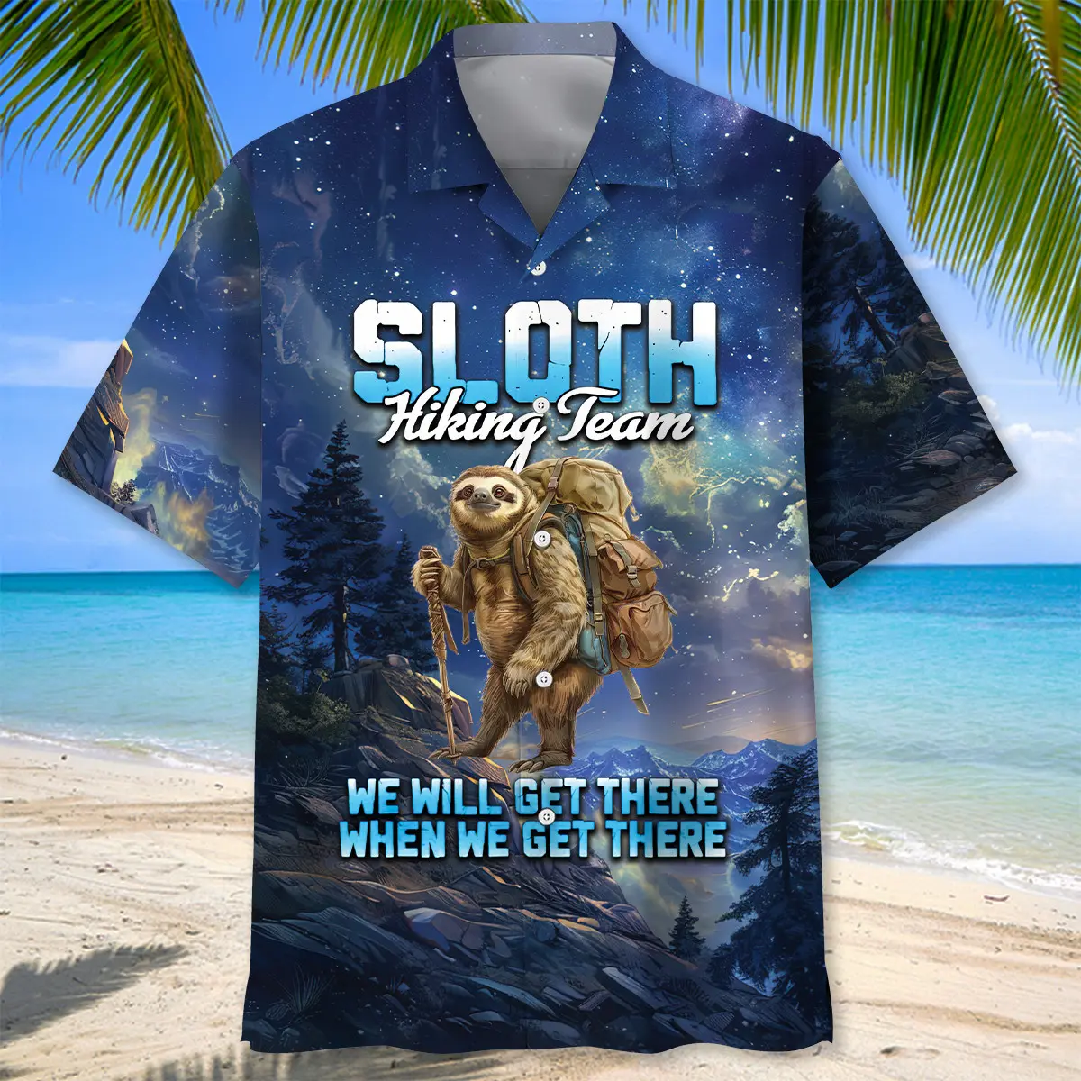 lazy-sloth-hiking-team-hawaiian-shirt-1