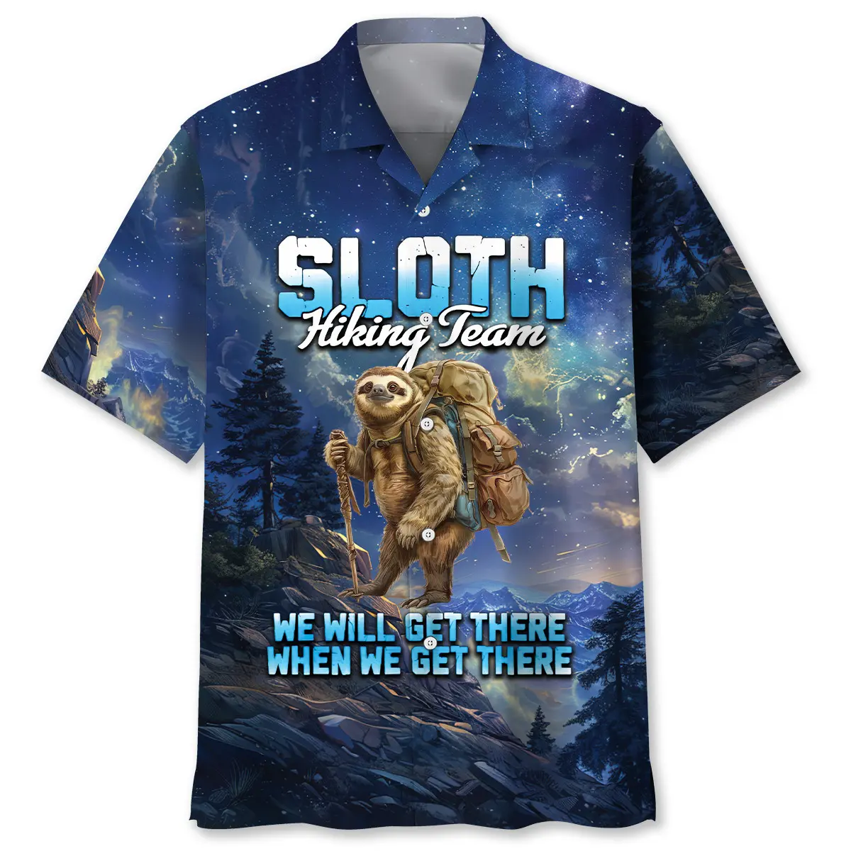 lazy-sloth-hiking-team-hawaiian-shirt