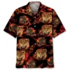 Leopard Fire Hawaiian Shirt HWBN2762943 - Beltina