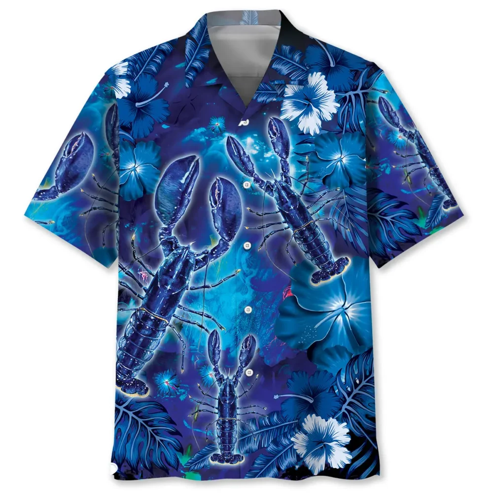 Lobster Tropical Hawaiian Shirt HWBN2762869 - Beltina
