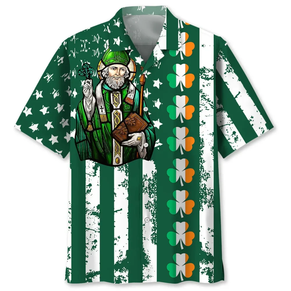 Lucky Vintage Irish St.Patrick Day Hawaiian Shirt HWBN2762049 - Beltina